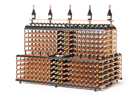 Patrový stojan na víno ( 2m, 720 lahví )